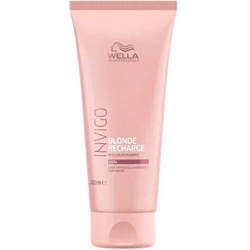 Acondicionador Rubios Fríos Blonde Recharge Cool Wella Invigo 200ml - Imagen 1