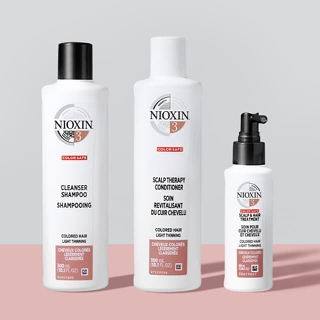 Cabello Débil y Caída Tratados Quimicamente Pack Tratamiento 300ml. Nioxin Sistem 3 - Imagen 1