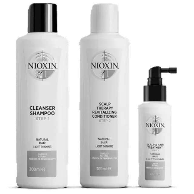 Cabello Débil y con Caída Tratamiento Pack Tratamiento 300ml. Nioxin Sistem 1 - Imagen 1