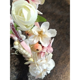 Diadema Cabello Corona Tocado Niña Comunión - Imagen 1