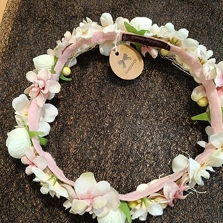 Diadema Cabello Corona Tocado Niña Comunión - Imagen 2