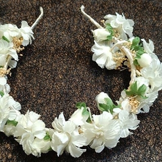 Diadema Cabello Tocado Niña Comunión - Imagen 1