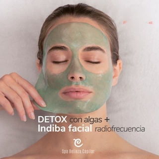 Facial y Corporal DETOX con Algas y Radiofrecuencia Indiba - Imagen 1