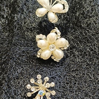 Horquillas Adorno Cabello de Novias Invitadas y Niñas - Imagen 1