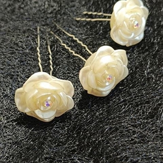 Horquillas Adorno Cabello de Novias Invitadas y Niñas - Imagen 1