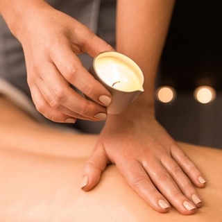 Masaje Corporal con Vela Aceite Esencial Aromática - Imagen 1