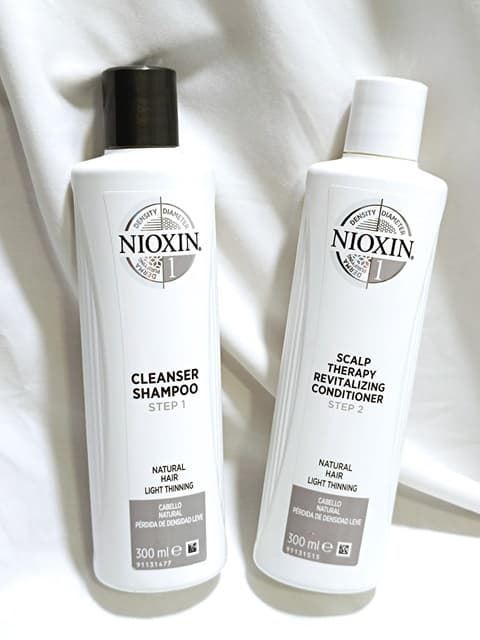 Pack Cabello Fino y Débil Champú + Acondicionador Nioxin Sistema 1 - Imagen 1